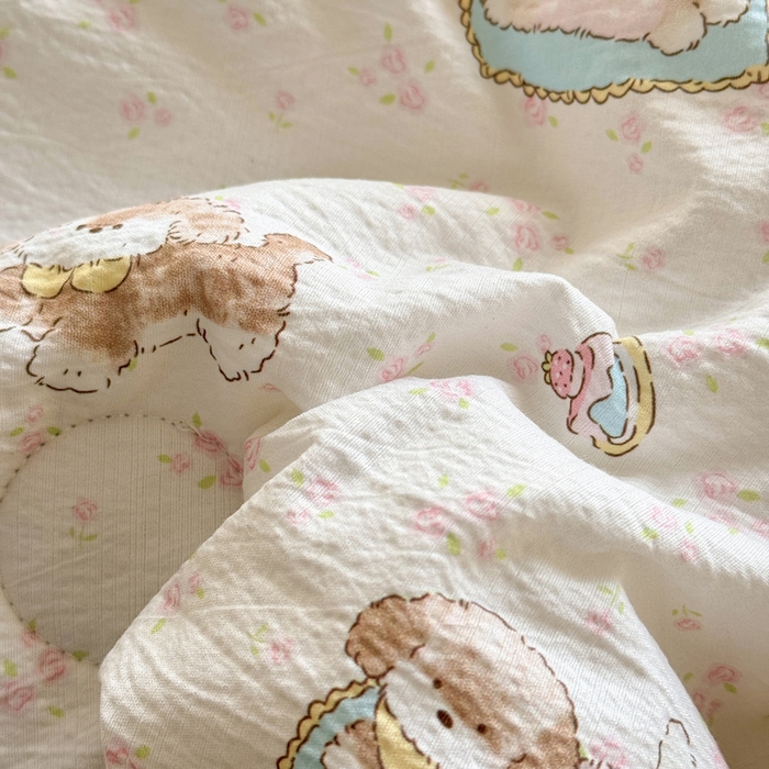 91家纺网 家纺一手货源 找家纺 丽美人家纺 2026春夏新款简单款皱皱纱夏被夏凉被空调被 贝拉