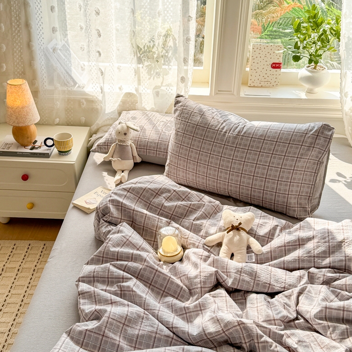 91家纺网 家纺一手货源 找家纺 丽美人家纺 2026春夏新款简单款皱皱纱夏被夏凉被空调被 布兰卡