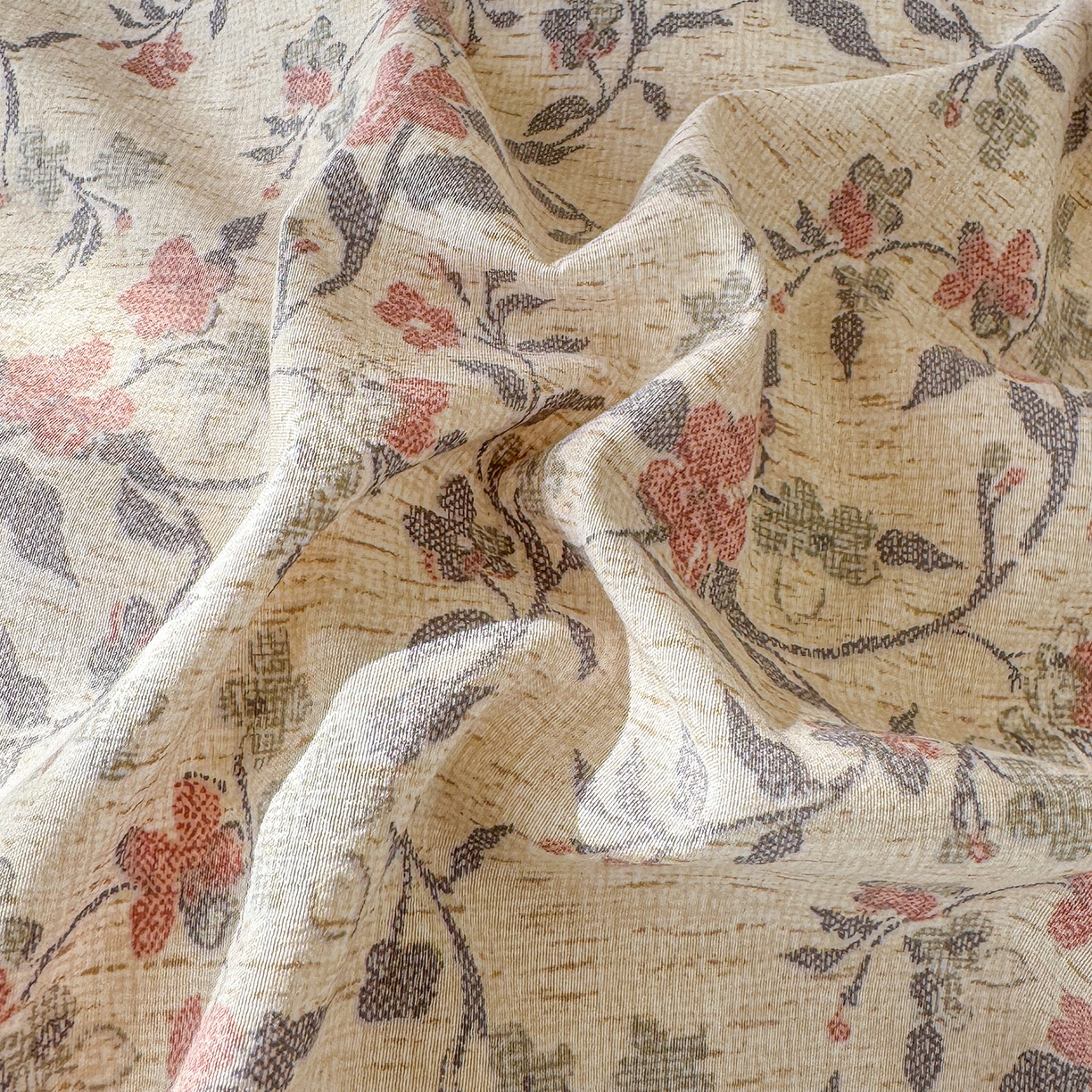 91家纺网 家纺一手货源 找家纺 （总）铺尚美家纺 2026春夏新品色织棉麻棉纱小露麻系列皱皱纱四件套