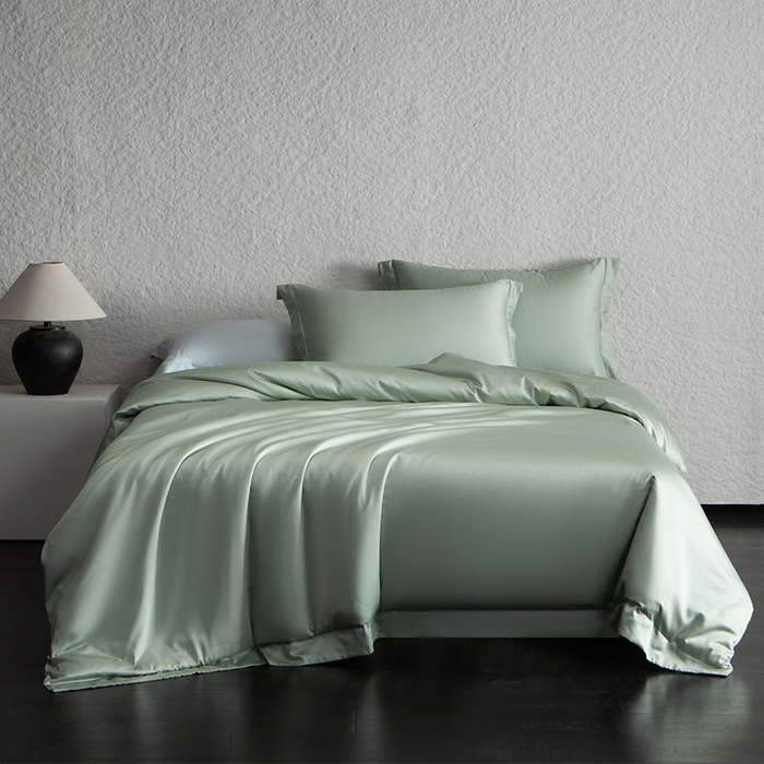 91家纺网 家纺一手货源 找家纺 （总）618家纺 2026新款A类奥地利进口兰精天丝纯色四件套系列