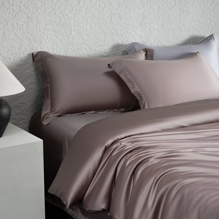 91家纺网 家纺一手货源 找家纺 （总）618家纺 2026新款A类奥地利进口兰精天丝纯色四件套系列