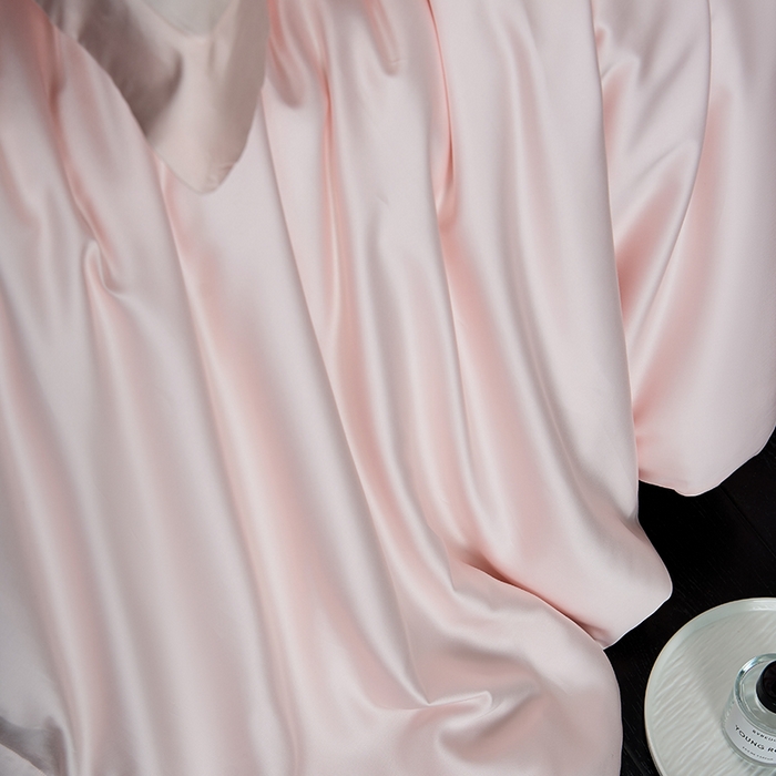 91家纺网 家纺一手货源 找家纺 618家纺 2026新款A类奥地利进口兰精天丝纯色四件套系列 天丝简约俏佳人