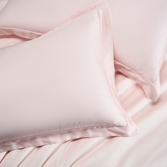 91家纺网 家纺一手货源 找家纺 618家纺 2026新款A类奥地利进口兰精天丝纯色四件套系列 天丝简约俏佳人