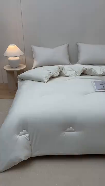 91家纺网 家纺一手货源 找家纺 （总）犇牛仓储供应链 2026新款双层纱大豆纤维被冬被夏被儿童被被子被芯