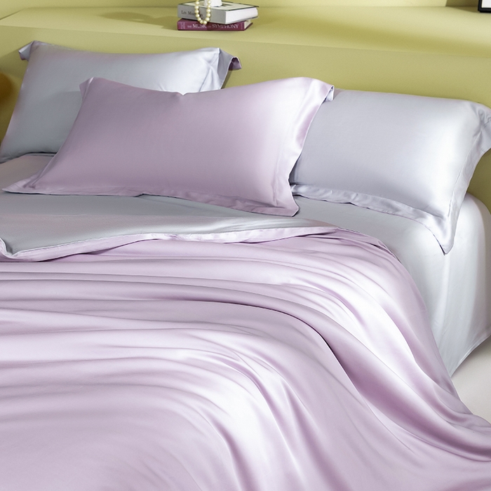 91家纺网 家纺一手货源 找家纺 （总）618家纺 2026新款A类奥地利进口兰精天丝拼色四件套系列