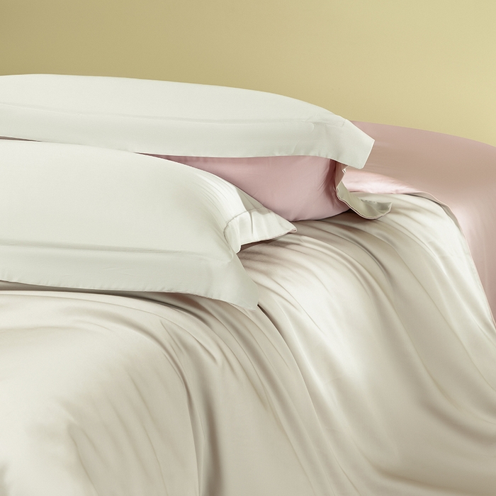 91家纺网 家纺一手货源 找家纺 （总）618家纺 2026新款A类奥地利进口兰精天丝拼色四件套系列