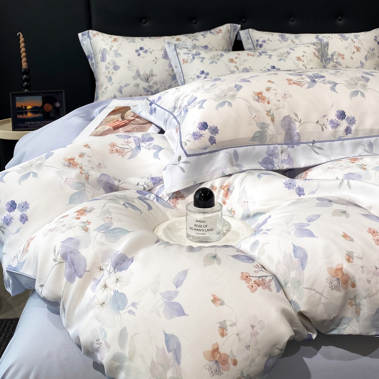 91家纺网 家纺一手货源 找家纺 （总）启航家居 2026新款春夏天丝莱赛尔数码印花四件套