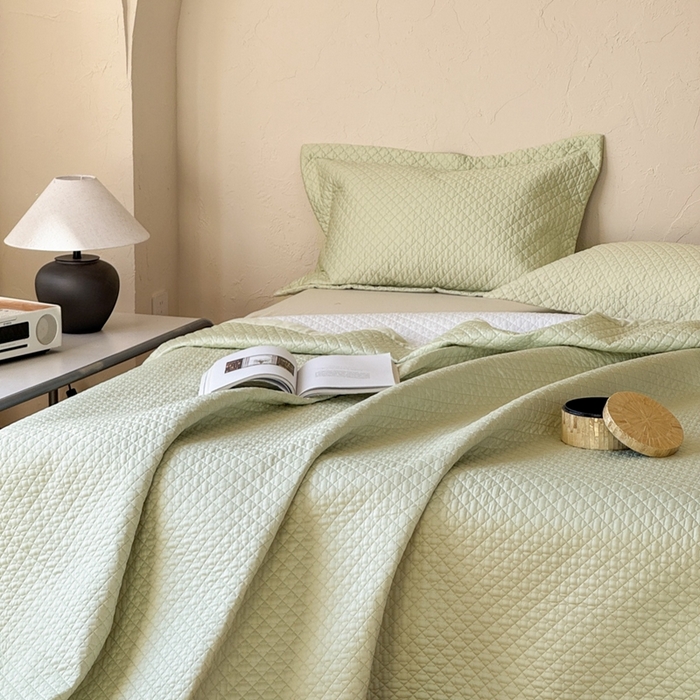 91家纺网 家纺一手货源 找家纺 （总）法芙娜家纺 2026新款100S长绒棉床盖三件套