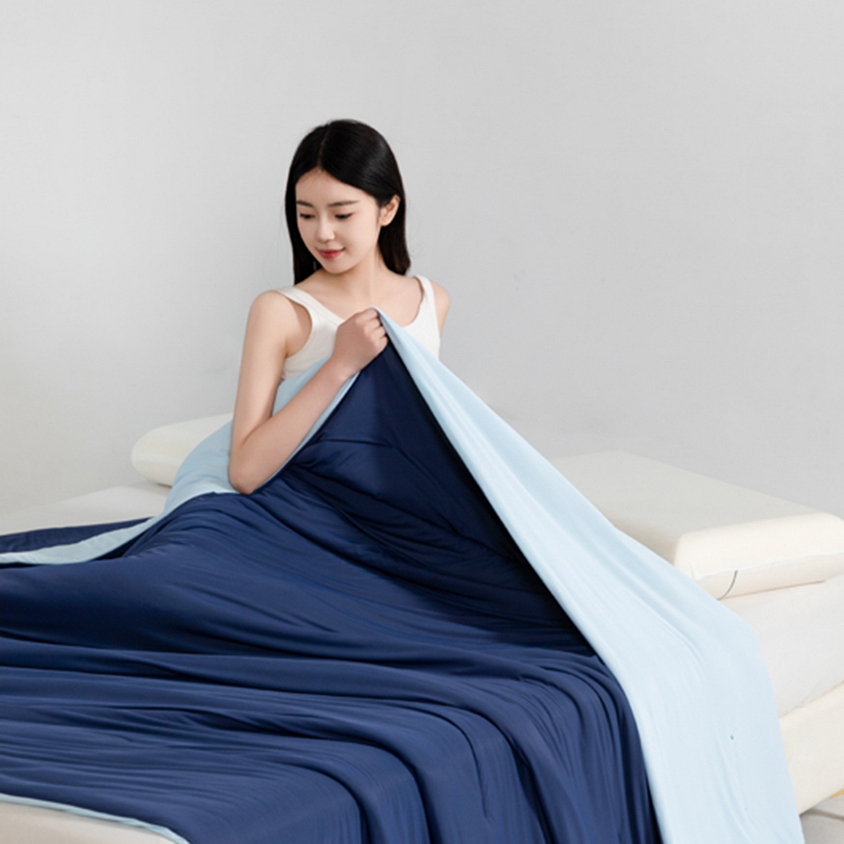 91家纺网 家纺一手货源 找家纺 （总）云玲时尚 2026新款凉感丝深睡夏被被子被芯