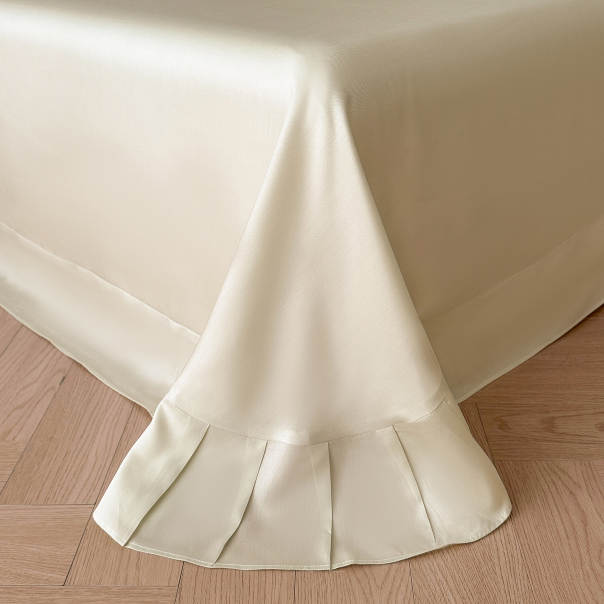 91家纺网 家纺一手货源 找家纺 启航家居 2026新款春夏天丝莱赛尔数码印花四件套 紫陌紫