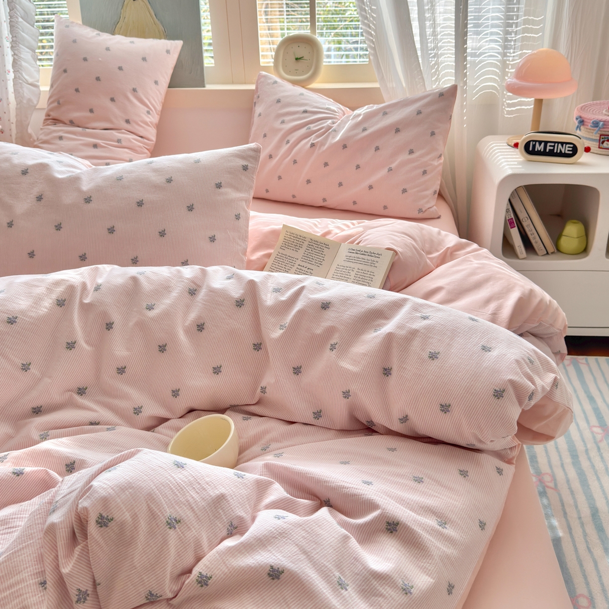 91家纺网 家纺一手货源 找家纺 （总）寐居家纺 2026新款舒适全棉水洗棉提花四件套