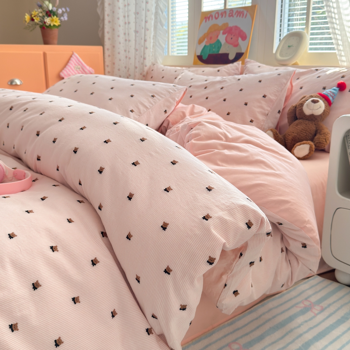 91家纺网 家纺一手货源 找家纺 （总）寐居家纺 2026新款舒适全棉水洗棉提花四件套