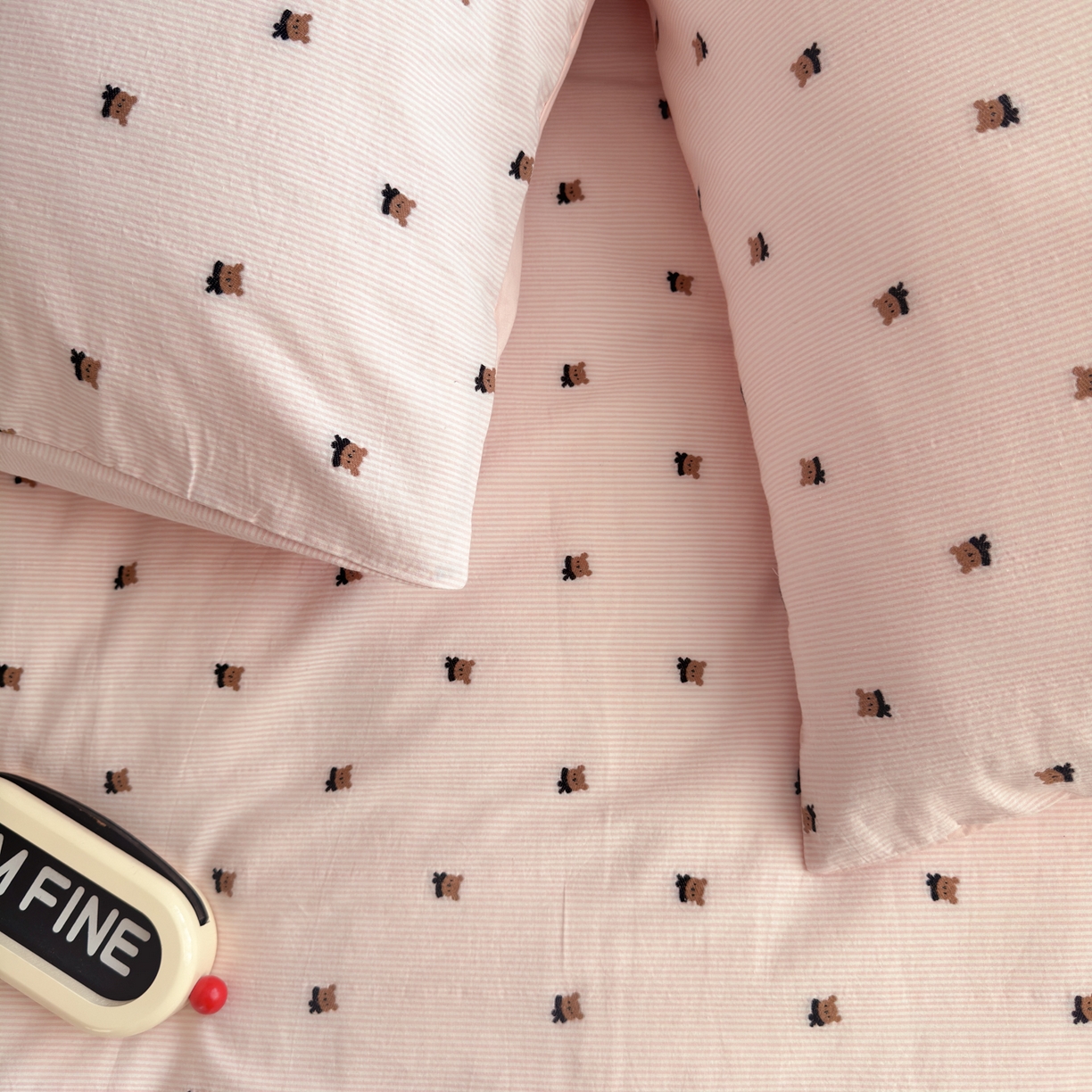 91家纺网 家纺一手货源 找家纺 寐居家纺 2026新款舒适全棉水洗棉提花四件套 提花-小熊玉