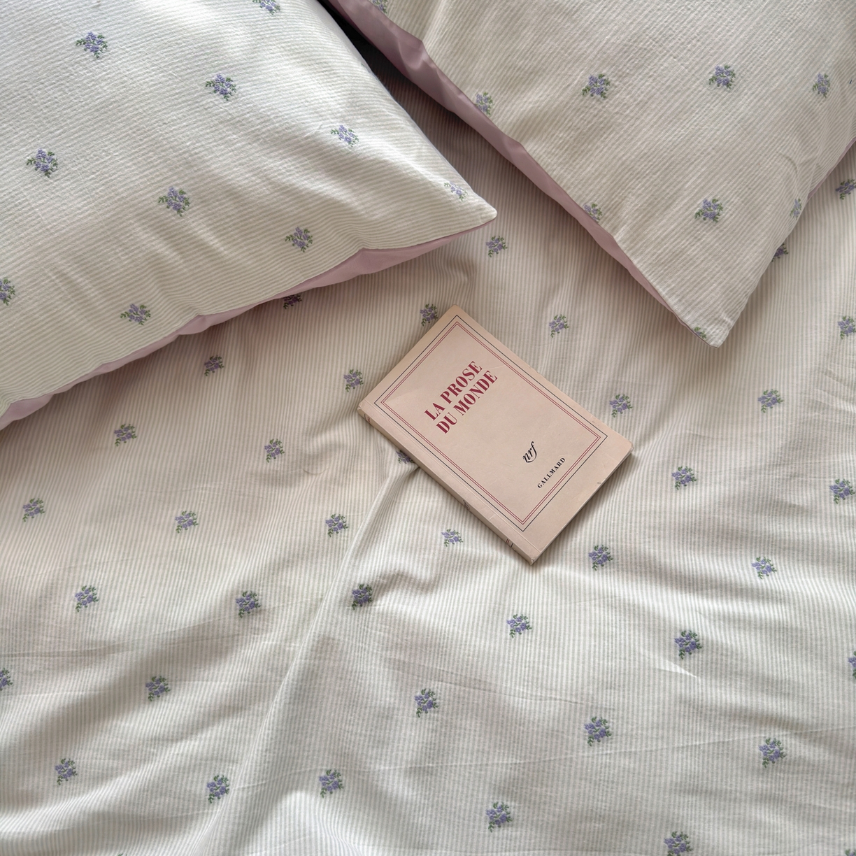 91家纺网 家纺一手货源 找家纺 寐居家纺 2026新款舒适全棉水洗棉提花四件套 提花-铃兰绿