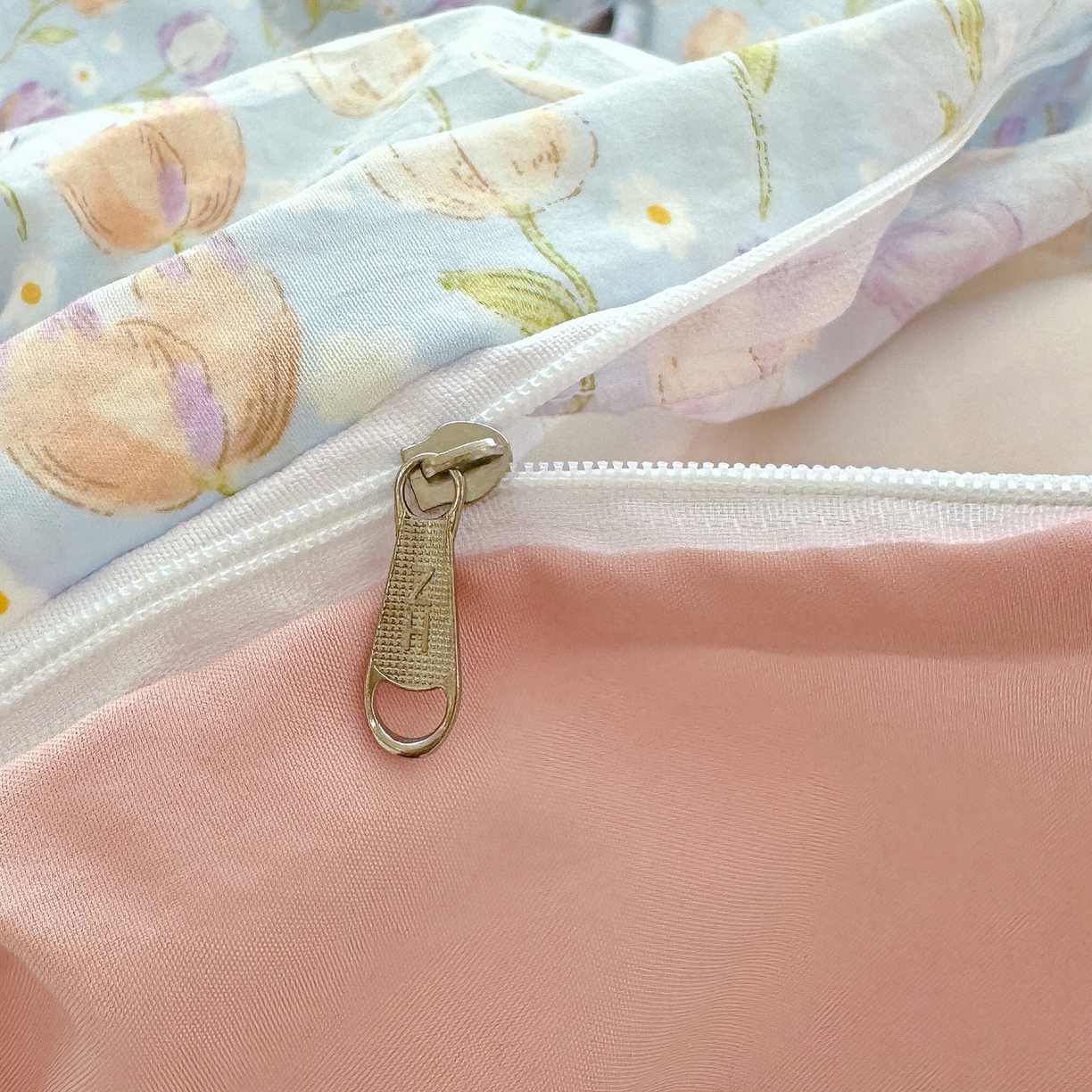 91家纺网 家纺一手货源 找家纺 铺尚美家纺 2026新款春款A类古法水洗仿棉云感棉小布袋四件套 郁金香园