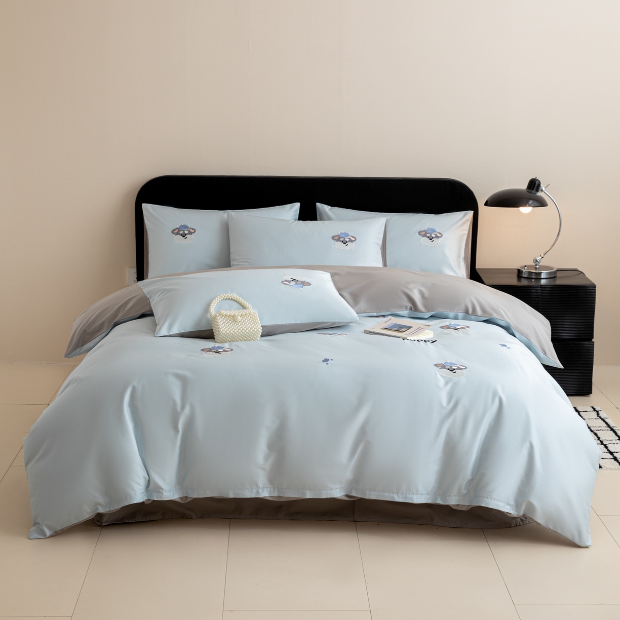 91家纺网 家纺一手货源 找家纺 （总）沐辰 2026新款长绒棉50S纯棉满绣四件套