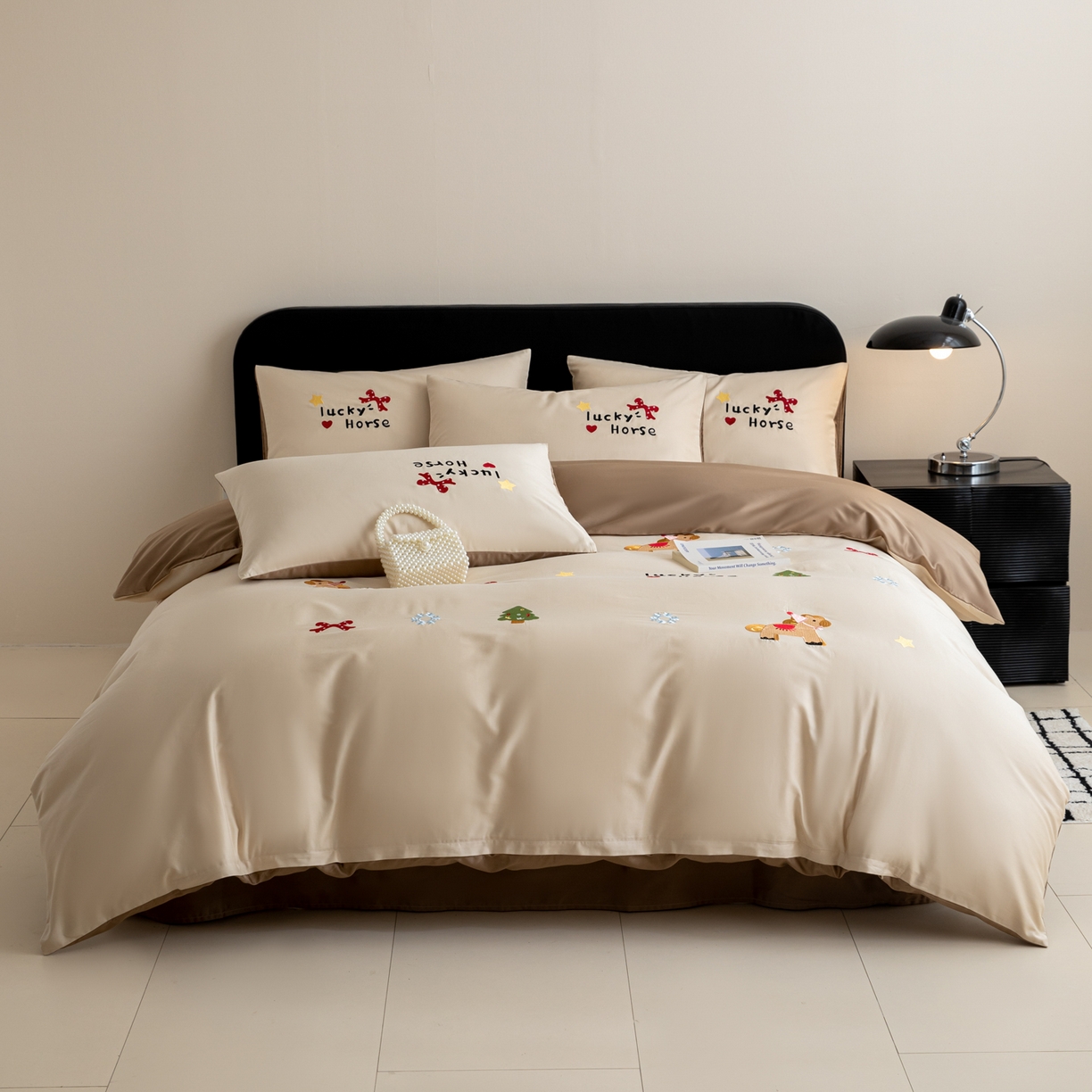 91家纺网 家纺一手货源 找家纺 （总）沐辰 2026新款长绒棉50S纯棉满绣四件套