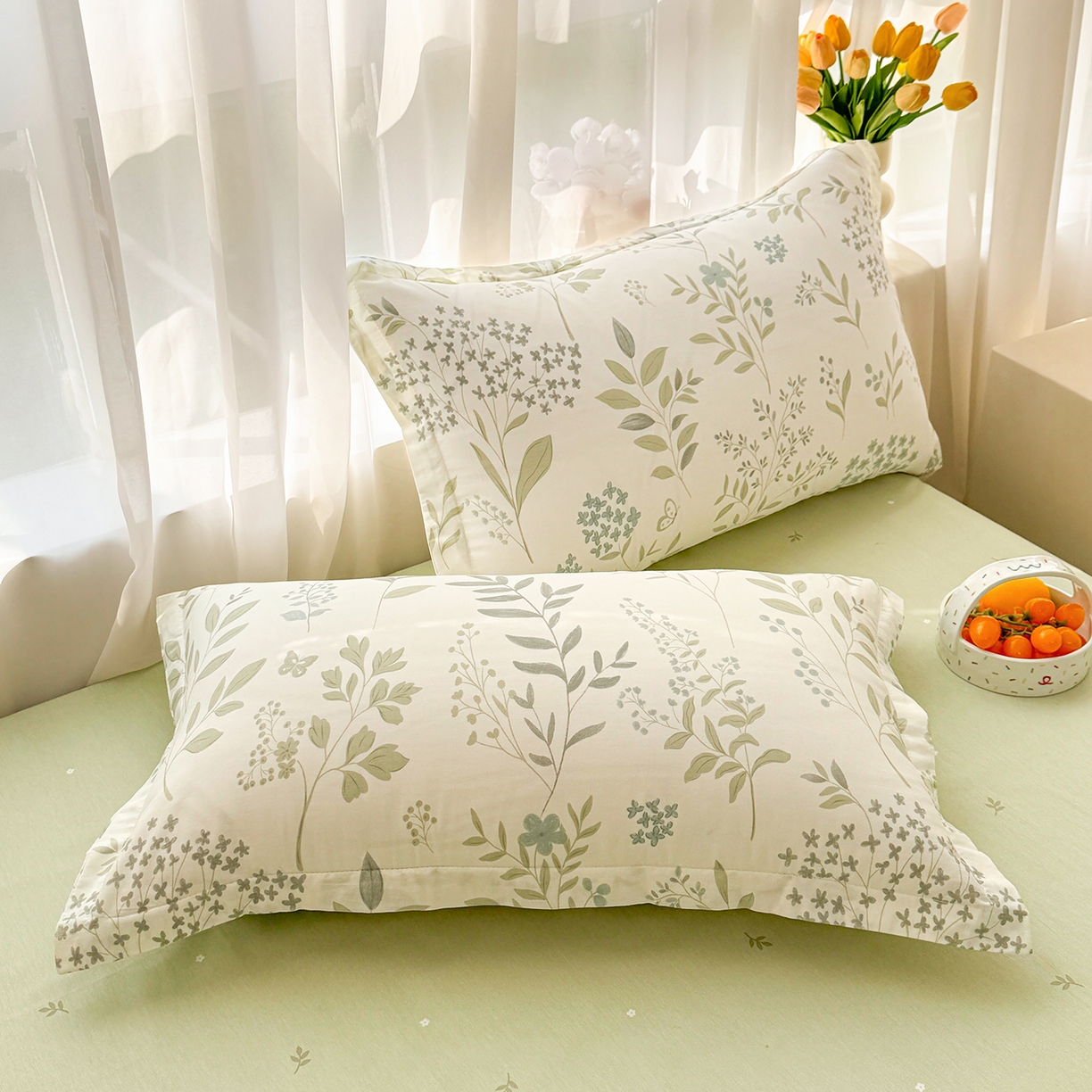 91家纺网 家纺一手货源 找家纺 （总）瑶瑶家居 2026新款A类里外全棉夏凉被四件套-风格一