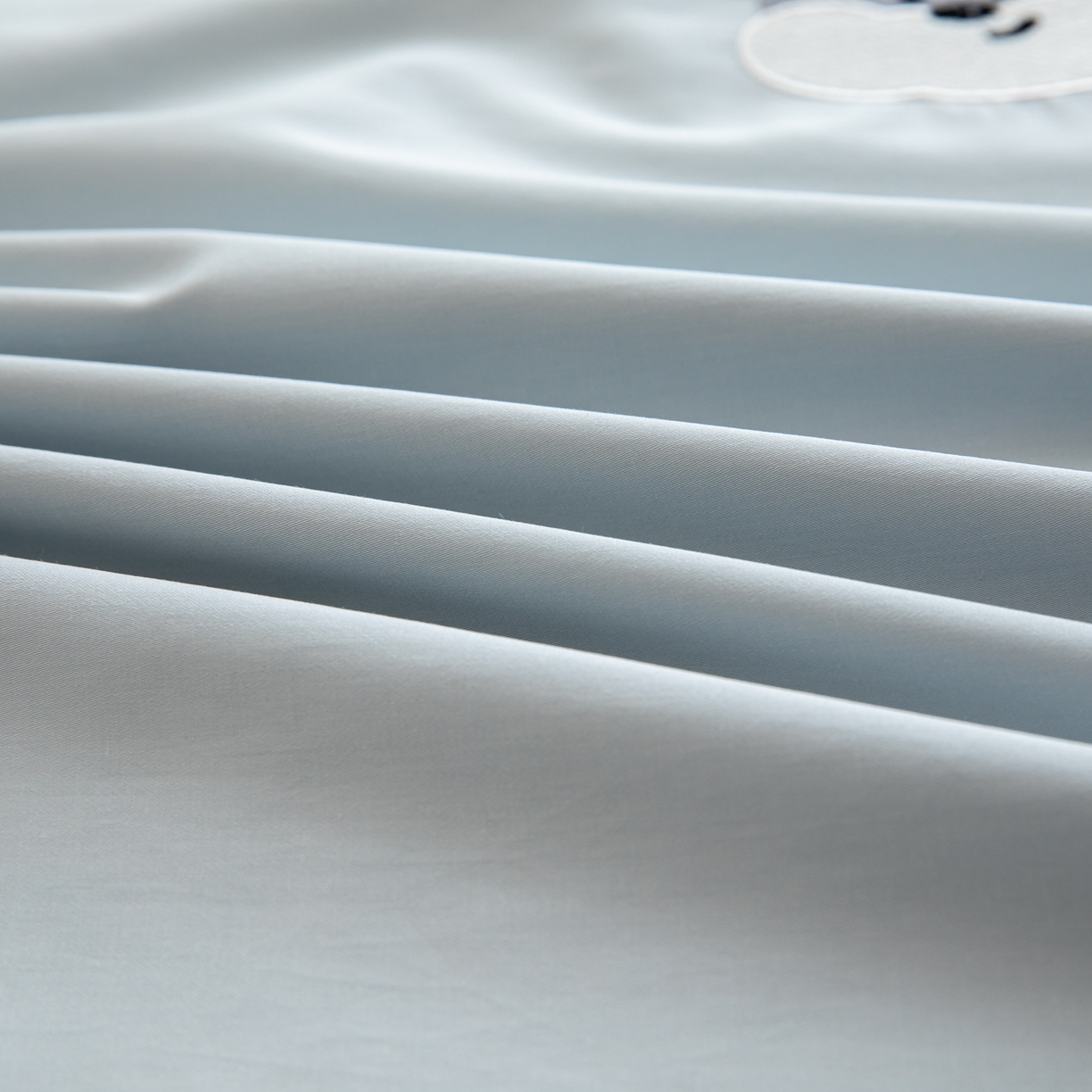 91家纺网 家纺一手货源 找家纺 沐辰 2026新款长绒棉50S纯棉满绣四件套 奶茶小狗