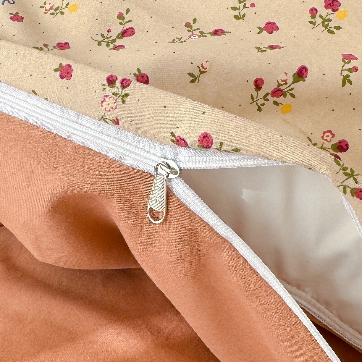 91家纺网 家纺一手货源 找家纺 铺尚美家纺 2026新款春款A类古法水洗仿棉云感棉小布袋四件套 樱川桃井