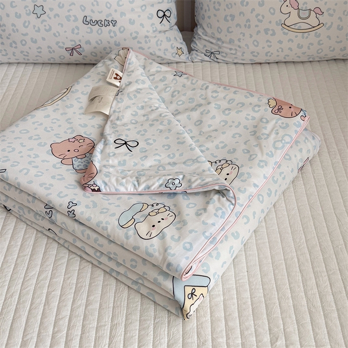 91家纺网 家纺一手货源 找家纺 （总）暖生活 2026新款A类牛奶针织棉夏被被子被芯