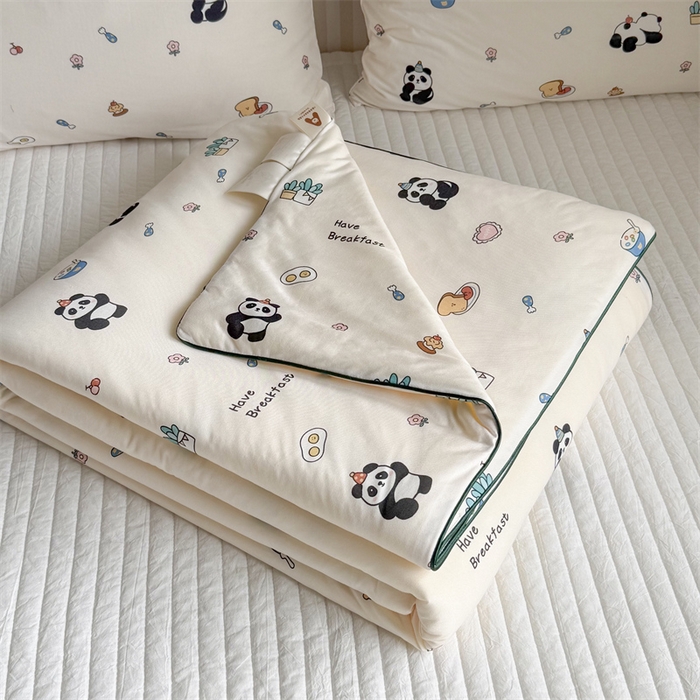 91家纺网 家纺一手货源 找家纺 （总）暖生活 2026新款A类牛奶针织棉夏被被子被芯