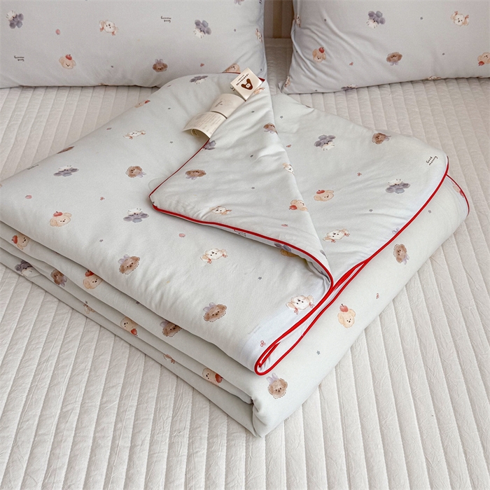 91家纺网 家纺一手货源 找家纺 （总）暖生活 2026新款A类牛奶针织棉夏被被子被芯