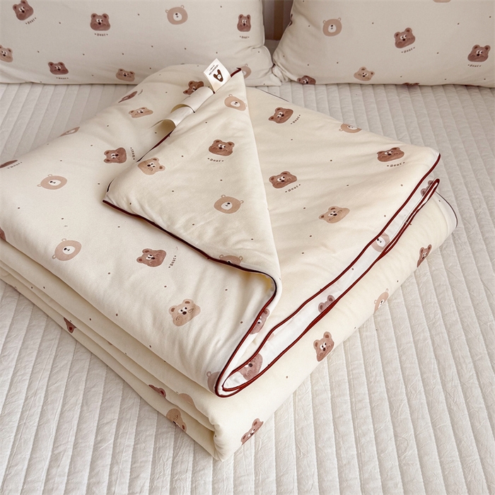 91家纺网 家纺一手货源 找家纺 （总）暖生活 2026新款A类牛奶针织棉夏被被子被芯