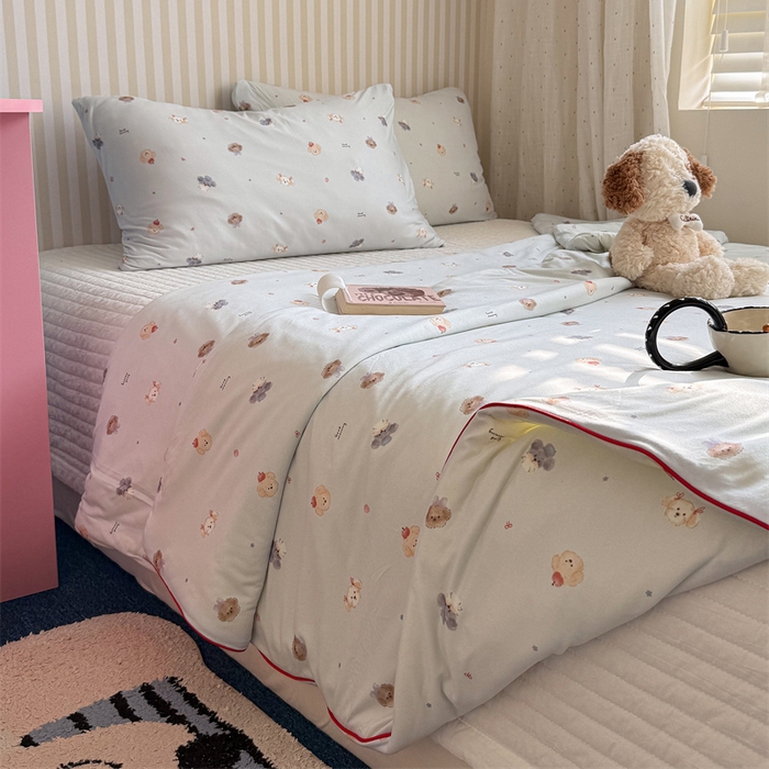 91家纺网 家纺一手货源 找家纺 （总）暖生活 2026新款A类牛奶针织棉夏被被子被芯