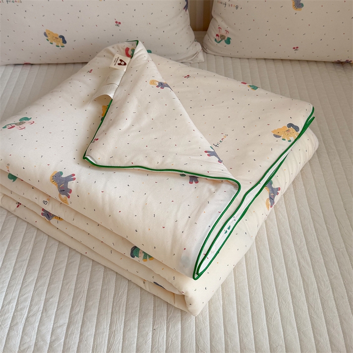 91家纺网 家纺一手货源 找家纺 （总）暖生活 2026新款A类牛奶针织棉夏被被子被芯