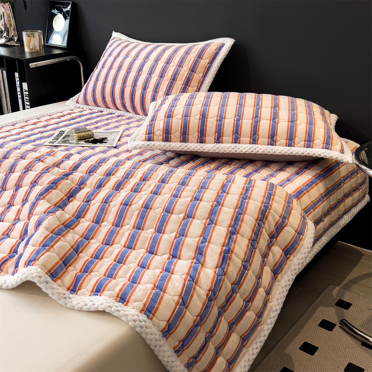 91家纺网 家纺一手货源 找家纺 （总）布凡家居 2026新款A类230克高克重牛奶绒床褥