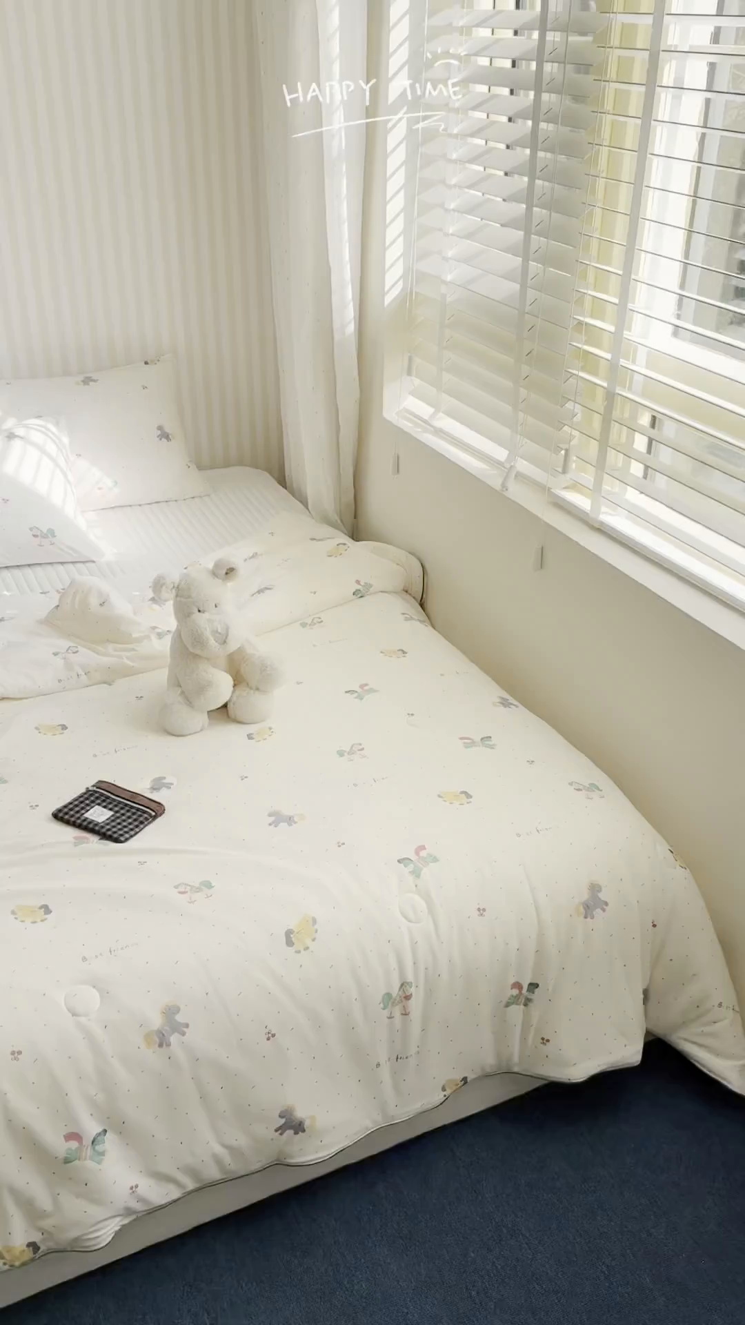 91家纺网 家纺一手货源 找家纺 暖生活 2026新款A类牛奶针织棉夏被被子被芯 缤纷小马