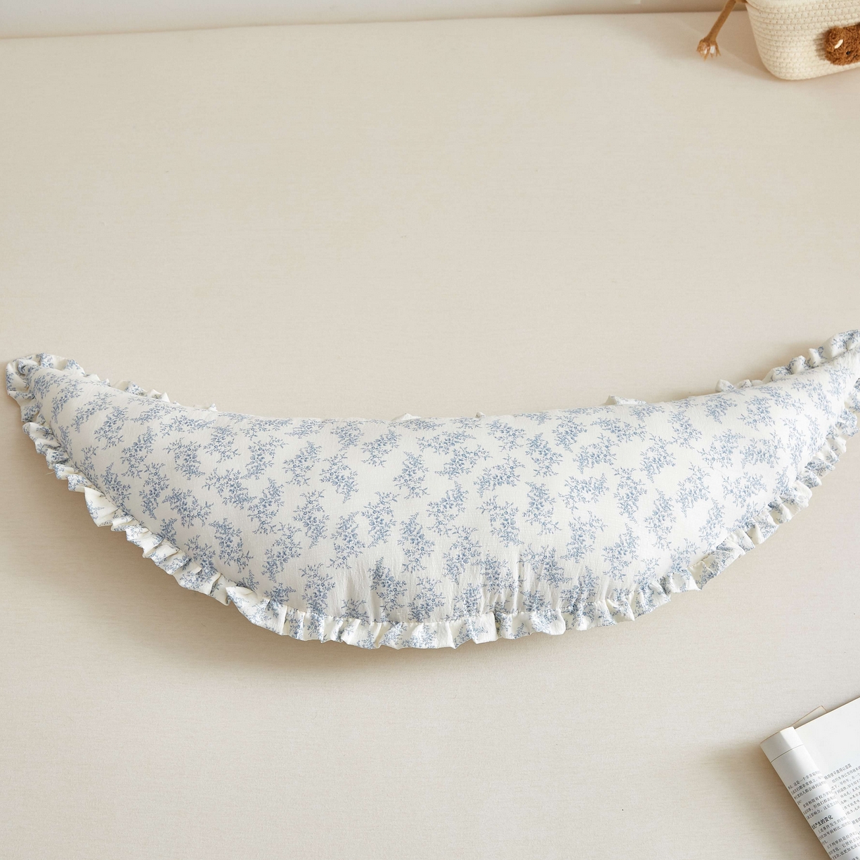 91家纺网 家纺一手货源 找家纺 小桃姐家纺 2026新款可拆洗多功能舒睡月亮抱抱枕夹腿抱枕孕妇枕新生儿安抚枕头 蓝色意境