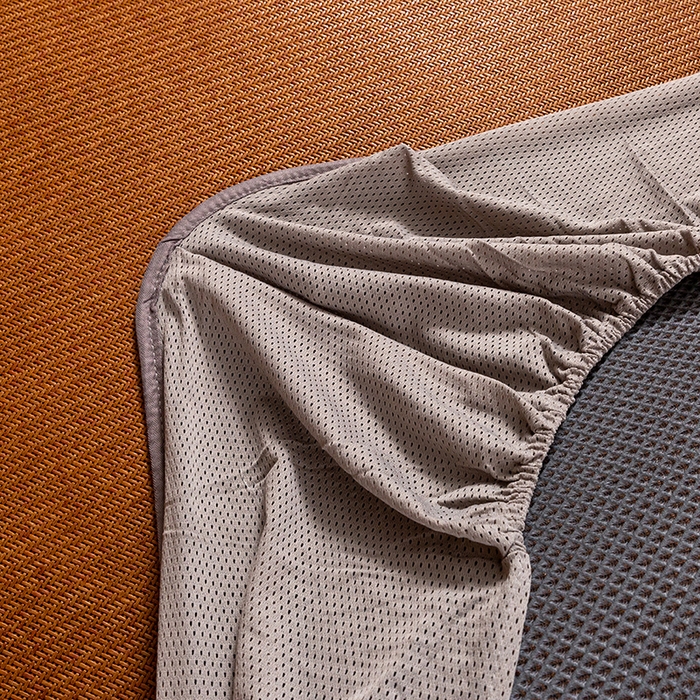 91家纺网 家纺一手货源 找家纺 简一 2026新款艾草古藤席床笠款凉席 （床笠）艾草席-红棕