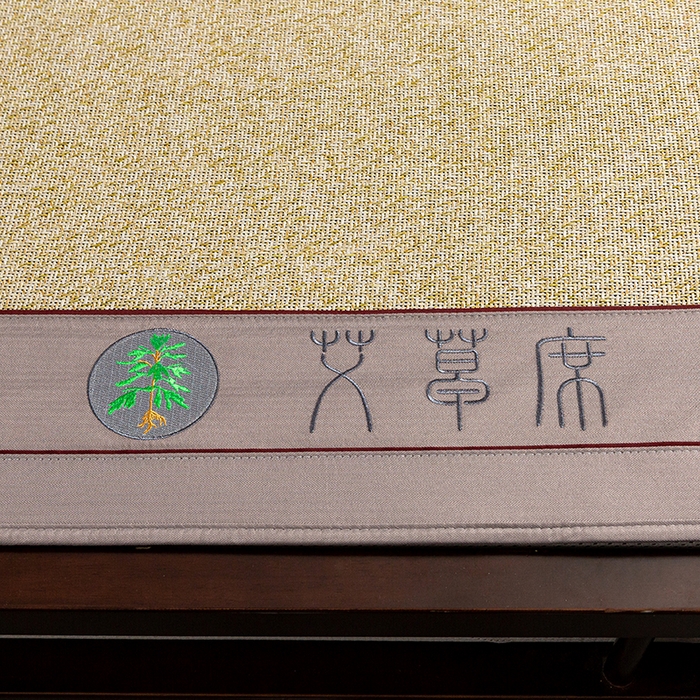 91家纺网 家纺一手货源 找家纺 简一 2026新款艾草古藤席床笠款凉席 （床笠）艾草席-亚麻