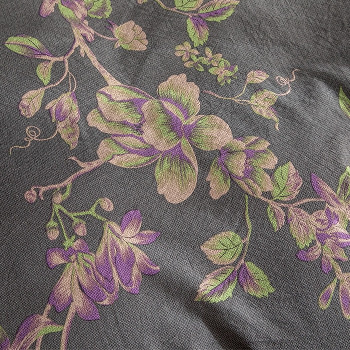 91家纺网 家纺一手货源 找家纺 库里梦家纺 2026春夏新款直播专供爆款色织复古双层纱四件套 香馨