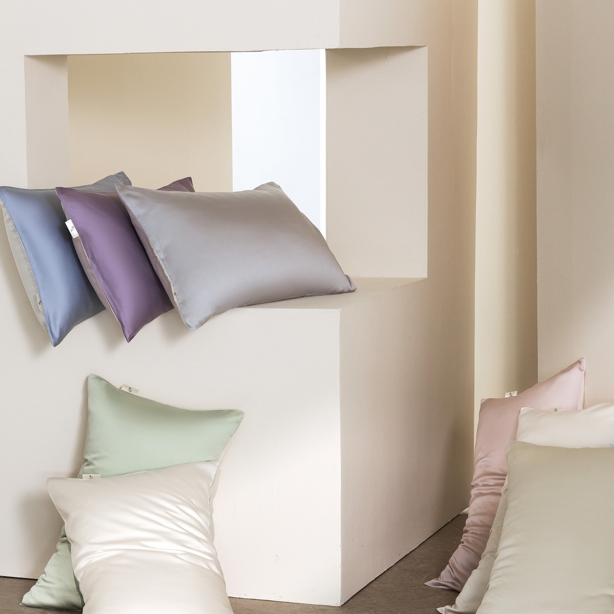 91家纺网 家纺一手货源 找家纺 （总）佳汐蓝家纺 2026新款60s莱赛尔天丝四件套丝颜悦色系列