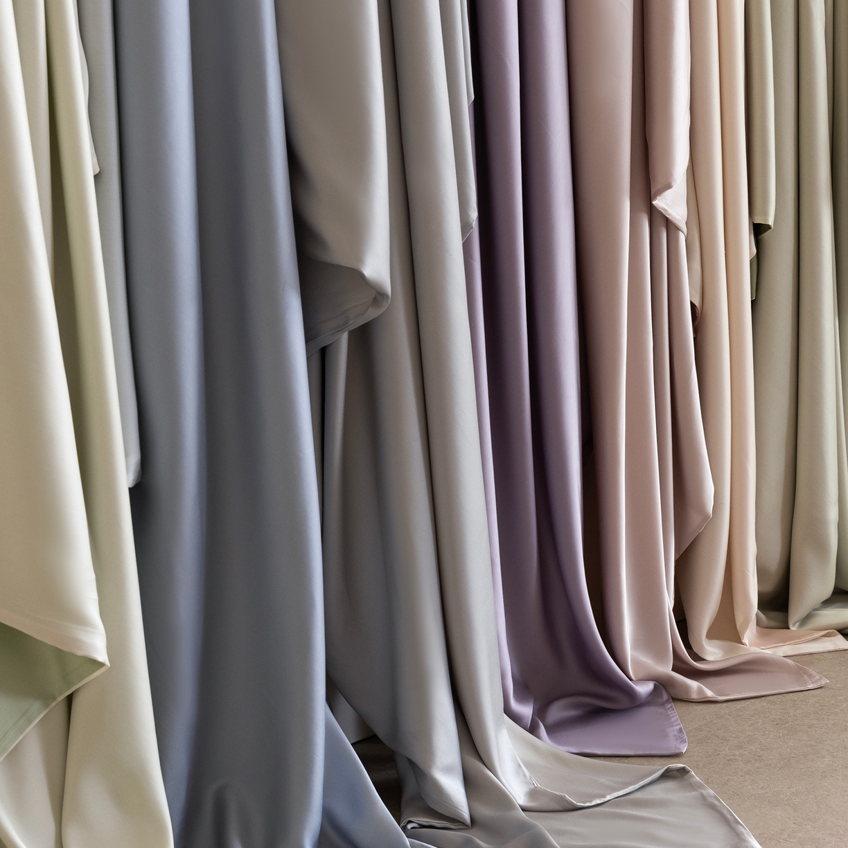 91家纺网 家纺一手货源 找家纺 （总）佳汐蓝家纺 2026新款60s莱赛尔天丝四件套丝颜悦色系列