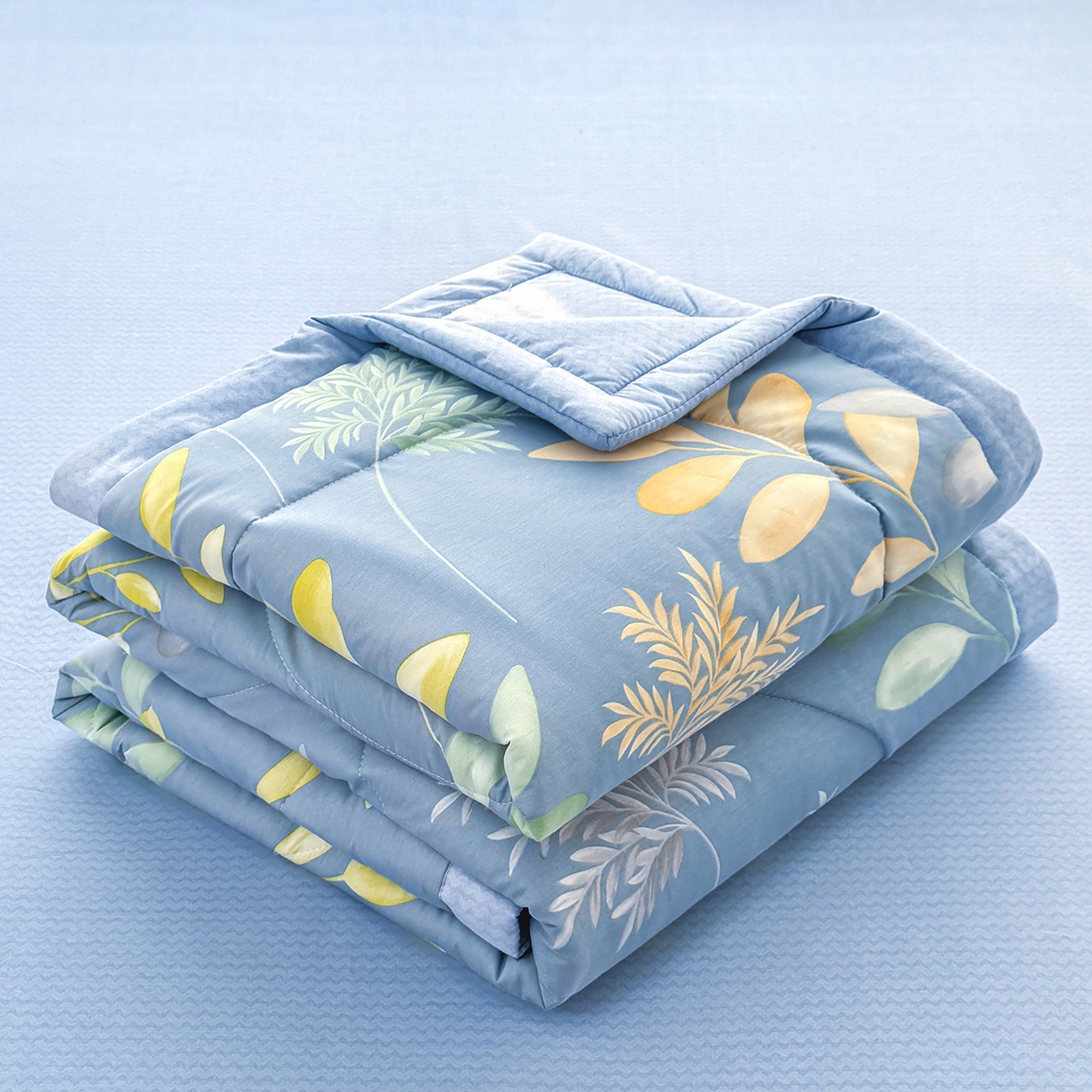 91家纺网 家纺一手货源 找家纺 瑶瑶家居 2026新款A类里外全棉夏凉被四件套-风格三 小蓝町