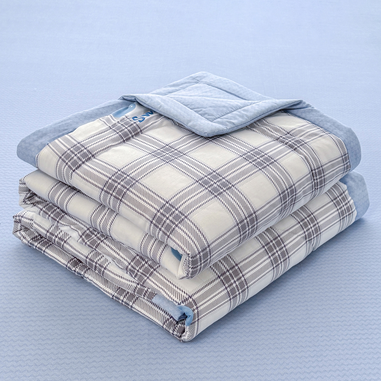 91家纺网 家纺一手货源 找家纺 瑶瑶家居 2026新款A类里外全棉夏凉被四件套-风格三 花趣格