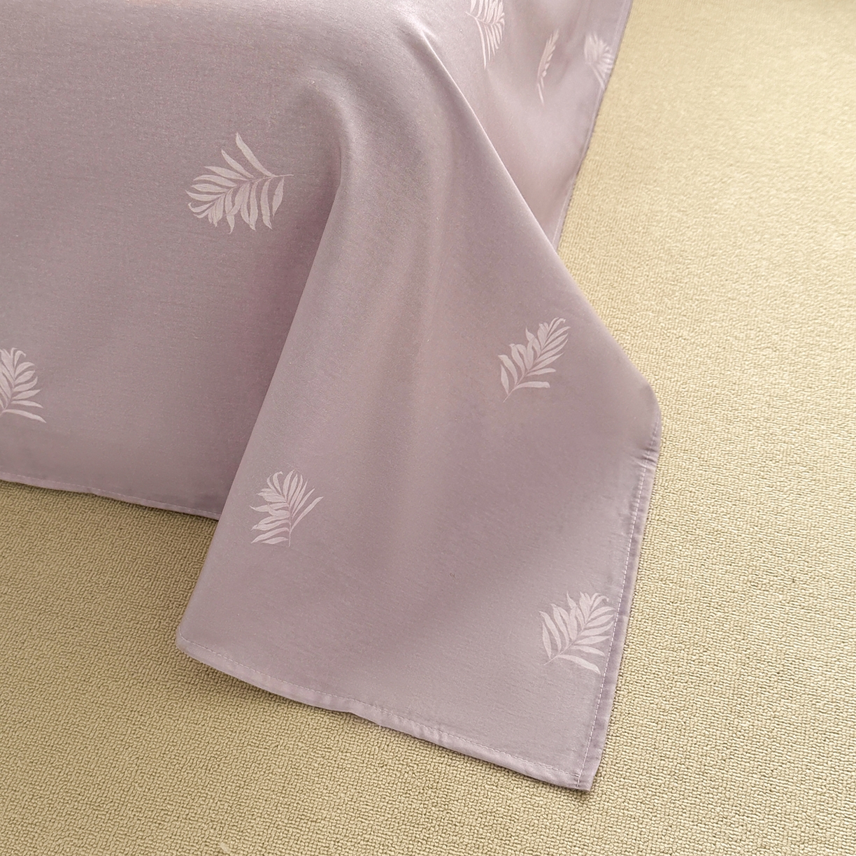 91家纺网 家纺一手货源 找家纺 瑶瑶家居 2026新款A类里外全棉夏凉被四件套-风格三 紫萝梦