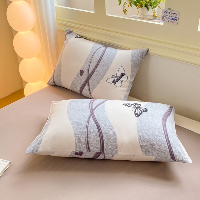 91家纺网 家纺一手货源 找家纺 （总）朵朵家纺 2026新款水洗印花床单床笠款三四件套学生三四件套