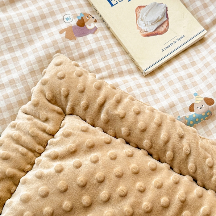 91家纺网 家纺一手货源 找家纺 小桃姐家纺 2025新款全棉豆豆绒儿童被 被子被芯 俏皮狗