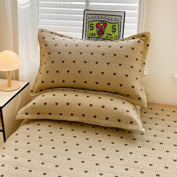 91家纺网 家纺一手货源 找家纺 （总）梦精灵家纺 2026新款纯棉床盖四件套全棉绗缝夹棉防滑床单四季通用榻榻米单人学生宿舍