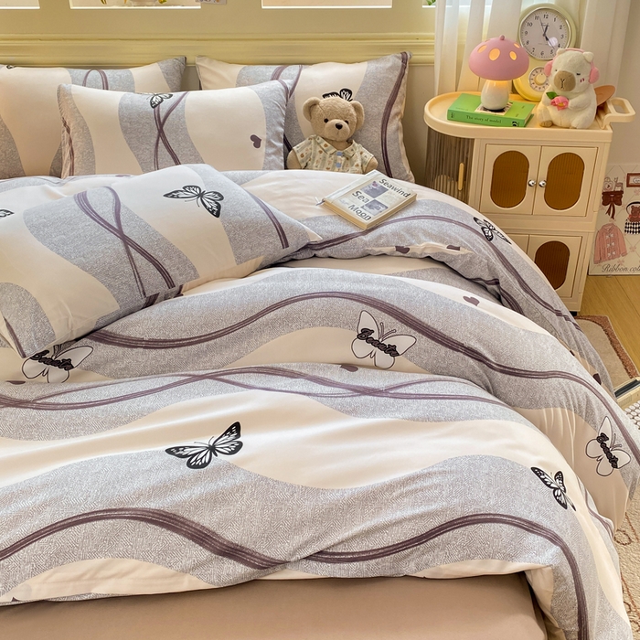 91家纺网 家纺一手货源 找家纺 （总）朵朵家纺 2026新款水洗棉印花单被套系列