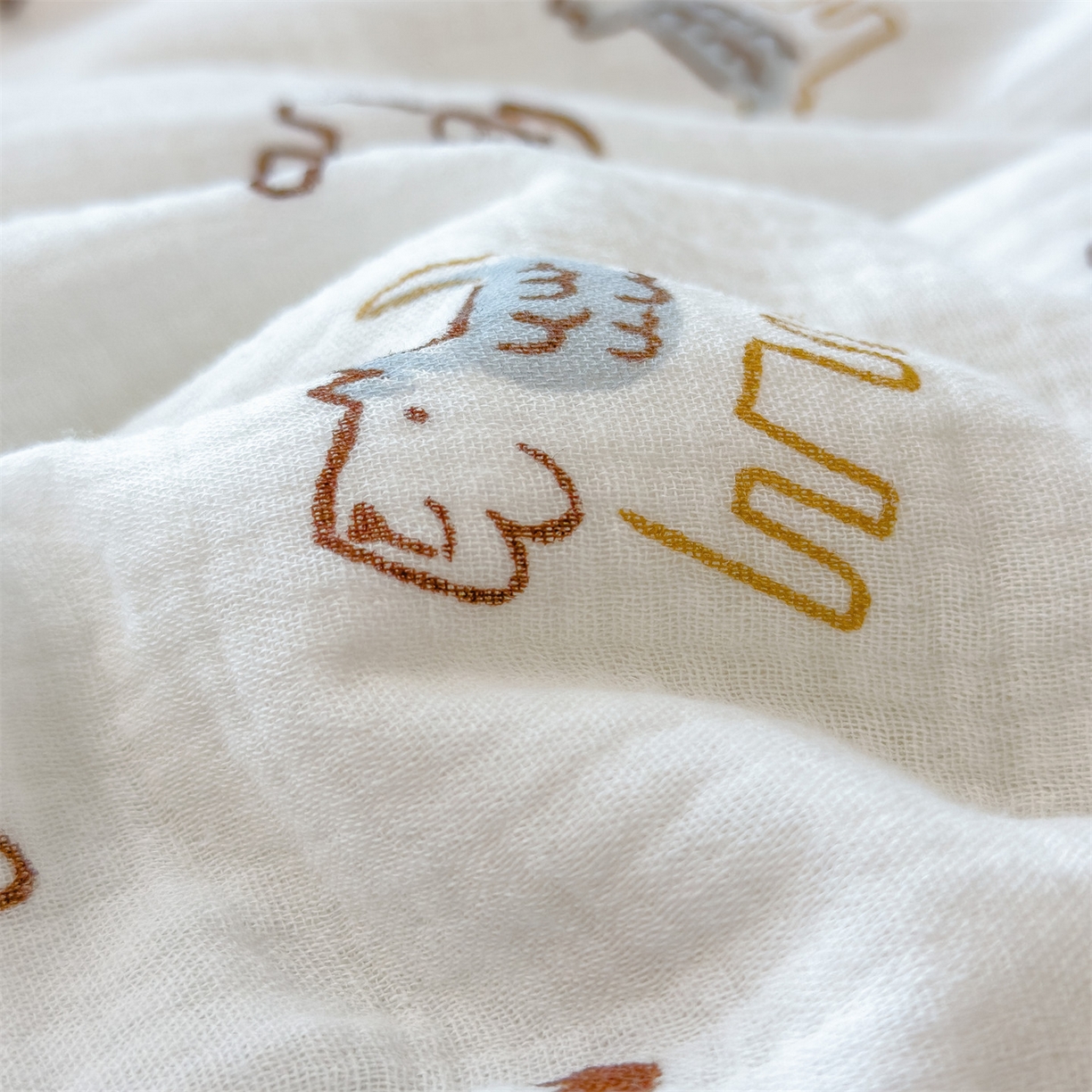 91家纺网 家纺一手货源 找家纺 布凡家居 2026新款A类全棉皱皱纱大豆纤维春秋被秋冬被全棉纱布婴儿被全棉学生秋冬被 冬被-调皮狗