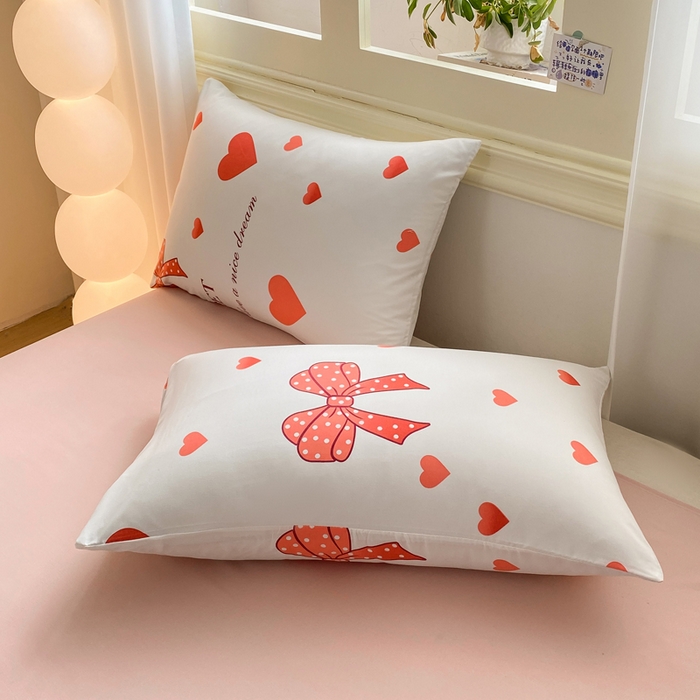 91家纺网 家纺一手货源 找家纺 （总）朵朵家纺 2026新款水洗棉印花单枕套系列