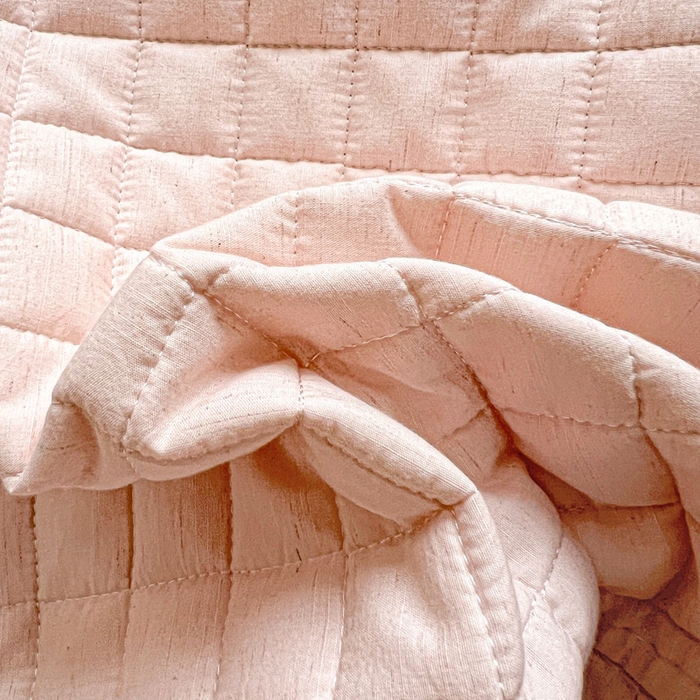 91家纺网 家纺一手货源 找家纺 岚吉家纺 2026新款棉麻纯色单品床盖 床盖单件 蜜牙桔