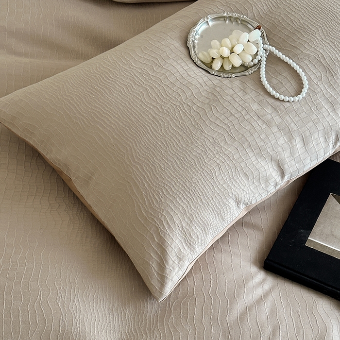 91家纺网 家纺一手货源 找家纺 静家居-简约原创家纺 2026新款60s贡缎提花系列四件套-伯爵 伯爵-咖