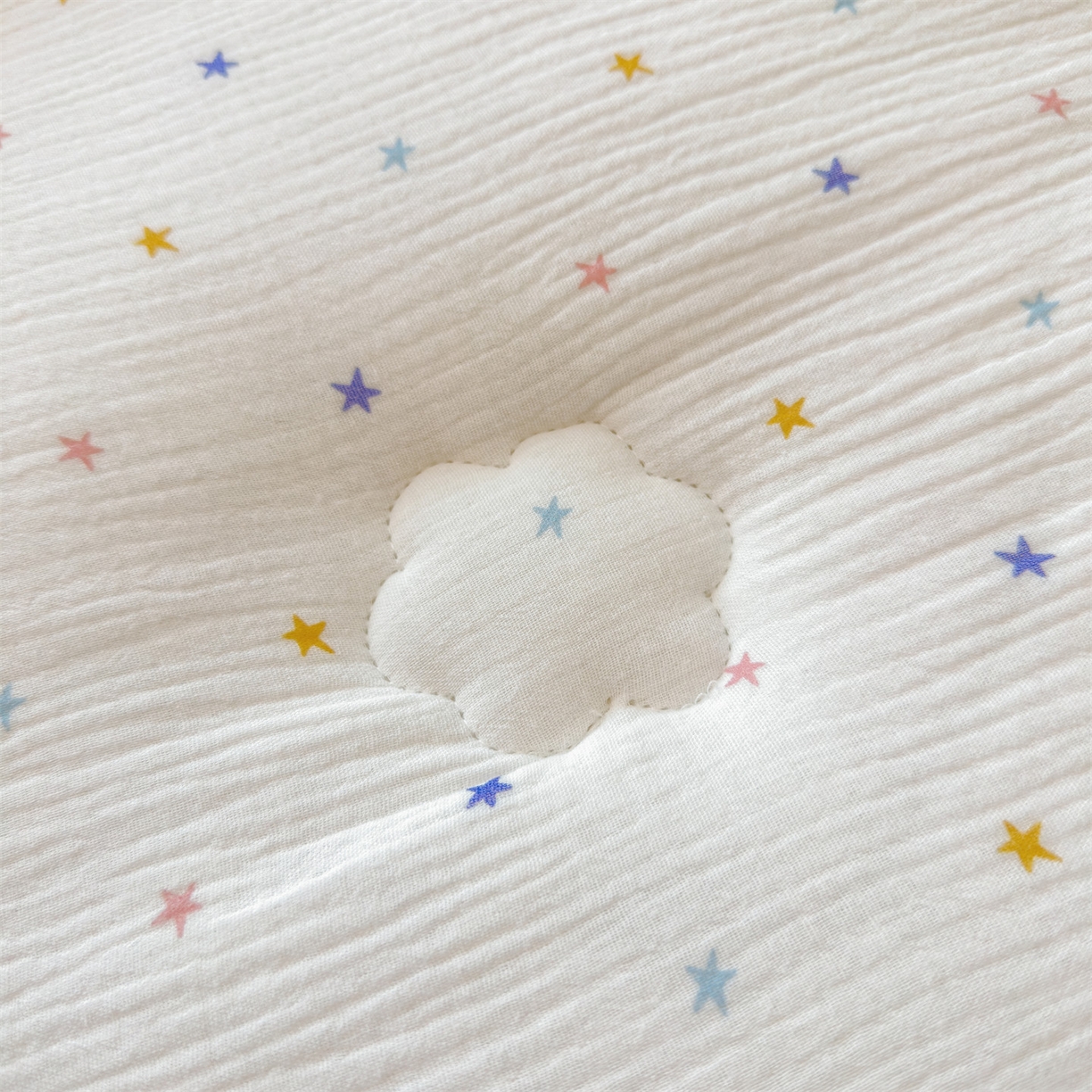 91家纺网 家纺一手货源 找家纺 布凡家居 2026新款A类全棉皱皱纱大豆纤维春秋被秋冬被全棉纱布婴儿被全棉学生秋冬被 冬被-小星星